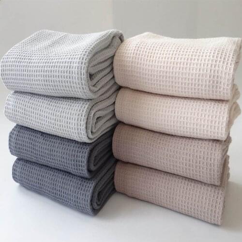 Waffle Lattice Tea Towel Table Cloth Napkin Home Wedding Party Kitchen Dishes Napkins Decorative Handkerchief Towels 42x63cm