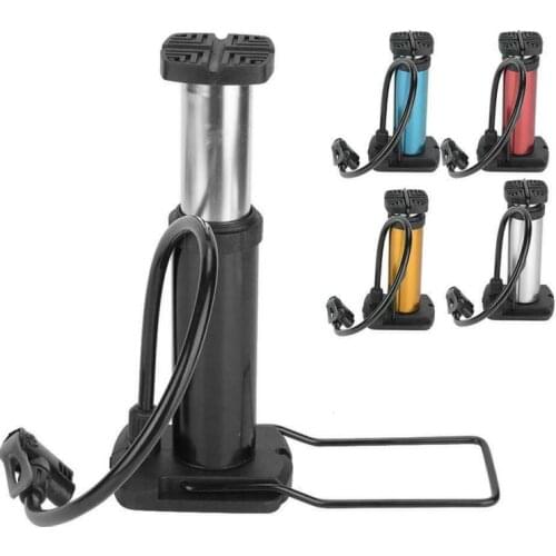 Bike Pump Mini Bike Floor Pump Foot Activated Bicycle Air Pump And Aluminum Alloy Portable Bike Pump
