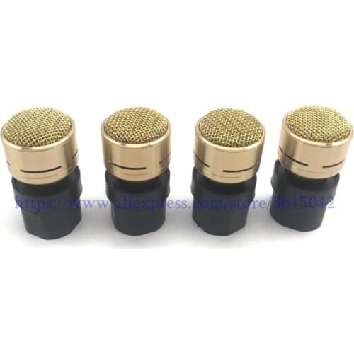High quality 4pcs/lot Golden Dynamic Microphone core Professional Capsules Cartridge Replacement Micro MIC Core N-M182