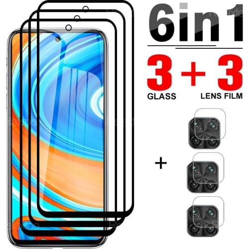6-in-1 Tempered Glass For Xiaomi Redmi Note 5 Note 7 Protector For Redmi Note8 Note8 Pro Note9 Pro Note9 Pro Max Phone Lens Film
