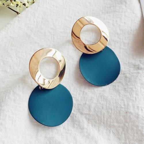 Party Womens Simple Hollow Out Round Drop Dangle Stud Earrings Jewelry Gift hot
