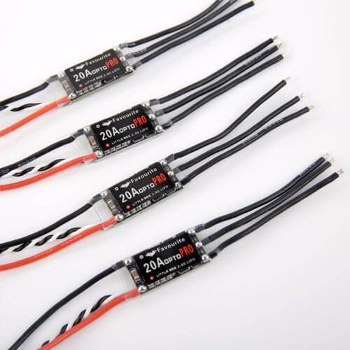 100% Original Favourite FVT LittleBee 20A OPTO PRO ESC BLHeli 2-4S Supports OneShot125 For RC Helicopter Quadcopter Multirotors