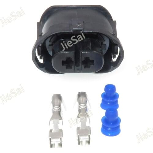 2 Pin 1-1355668-2 Auto Front Fog Light Socket Female Waterproof Lamp Connector For BMW