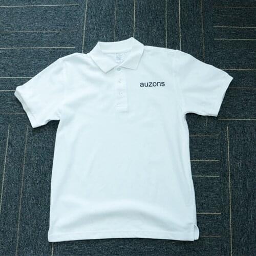 Auzons Summer Men Polo Shirt Cotton Short Sleeve Business Casual Polo Homme Men Breathable Tee Shirt Top