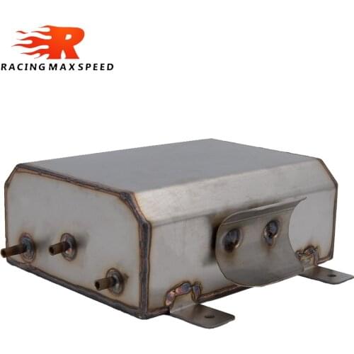 AUTO 3.5 L Stainless Steel FUEL PUMP SURGE TANK Fuel Tank Fuel 1/4 Mile Turbo E85 OCT-1123-SI