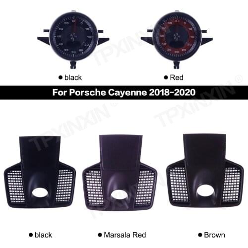 Car stopwatch for porsche Cayenne 2018 -2020 interior dashboard center clock compass time electronic meter clock accessional