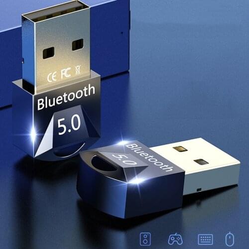 2 in 1 Wireless Bluetooth 5.0 Receiver Transmitter Audio Adapter for Computer PC Laptop Music USB Bluetooth Dongle USB Handsfree