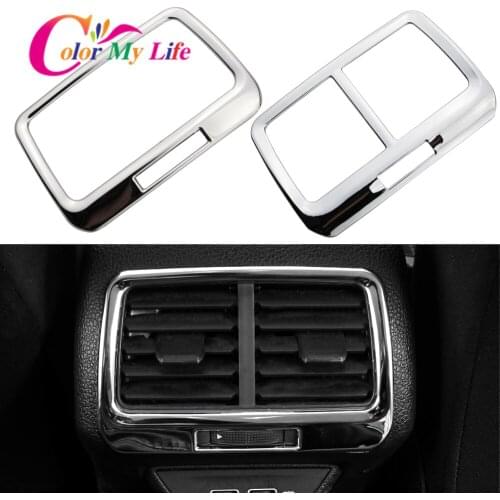 Color My Life Rear Air Outlet Cover for Volkswagen VW Golf 7 7.5 MK7 MK7.5 2013-2019 Back Air Condition Vent Panel Trim Stickers