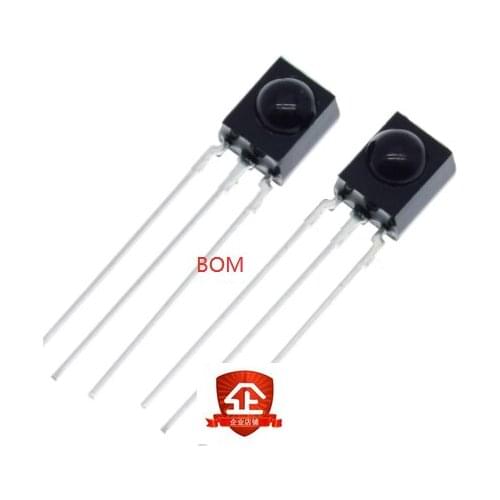 TZT High Quality 5Pcs/lot IR Receiver 38 kHz Remote Infrared Module TSOP4838 DIP-3