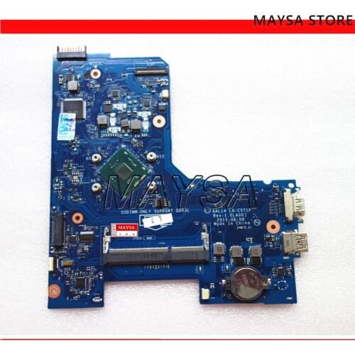 Laptop Motherboard For Dell Inspiron 5452 5552 LA-C571P CN-06KW6N 6KW6N 06KW6N with N3050u CPU DDR3 Mainboard 100% tested