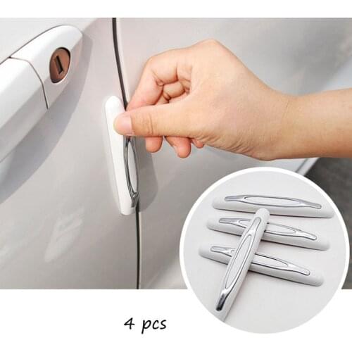 Car Door Edge Anti-collision Sticker Carbon Fiber Door Decoration Sticker Door Edge Crash For Toyota RAV4 RAV-4 2019 2020