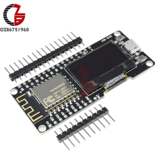 0.96 Inch OLED Display Wemos ESP8266 ESP-12F ESP12F CP2102 Wireless Wifi Development Board Micro USB 0.96" for Arduino NodeMCU
