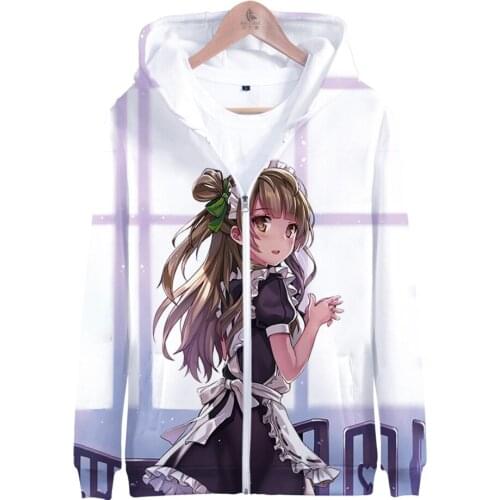 LoveLive! Kotori Minami μs 3D print autumn winter Holiday style Men/Women Streetwear Style Zip Kawaii hooded sweatshirt
