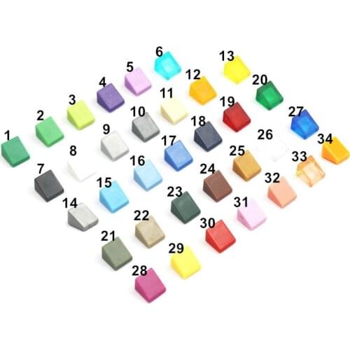 Wholesale Price Plastic Building Blocks Slope Brick 1x1 54200 MOC Block Parts Accessory To Creat Special Model Shapes 5000 PCS