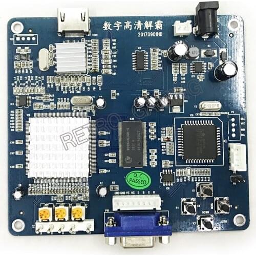 Arcade Game Video Output Converter Board VGA/RGB/CGA/EGA/YUV to HDMI for HD/Jamma Arcade Game cabinet Machine