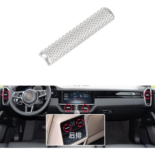 Car Air Outlet Clip Tab Trim Air Conditioning Vent Adjustment Tabs Decoration Strip for Porsche Cayenne 2018-2021 Car Styling