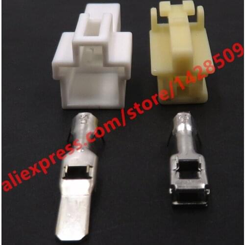 5 Sets 1 Pin 4.8 Series 7282-1210 6098-0822 Automotive Male Female Wiring Socket Electrical Cable Harness Connector 7283-1210