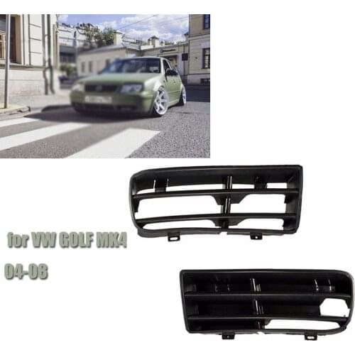 2pcs Car Front Bumper Lower Corner Grille Auto Racing Grill For V*W GOLF MK4 2004 2005 2006 2007 2008