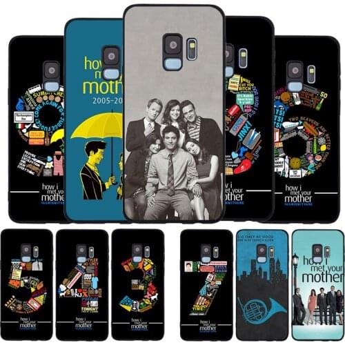 Met Your Mother black Soft phone Case For Samsung S20 S10 S9 S8 S7 edge Plus Lite For Note 9 10 A6 A8 A9 2018