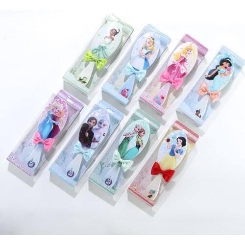 16 Styles Disney princess Frozen Baby Care Cartoon Airbag Air Cushion Comb Children Head Massager Hairdressing Comb