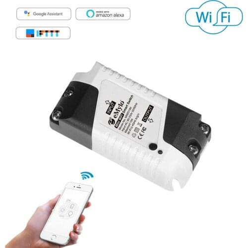 EMylo Mini Smart WiFi Switch Wireless Relay Light Switch AC 220V Smart Life App Voice Remote Control Timer For Google Home IFTTT