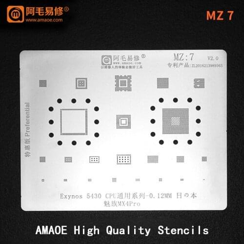 Exynos 5430 CPU/RAM EMMC PM IC POWER WIFI AUDIO IC CHIP For Meizu MX4 Pro BGA Reballing Stencil Tin Solder Template