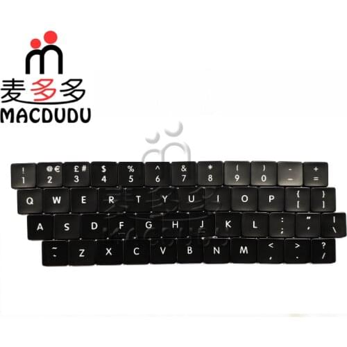 NEW for Macbook Pro Retina A1425 A1502 A1398 UK EU Keyboard Keys . 48pcs/Set Regular Keys