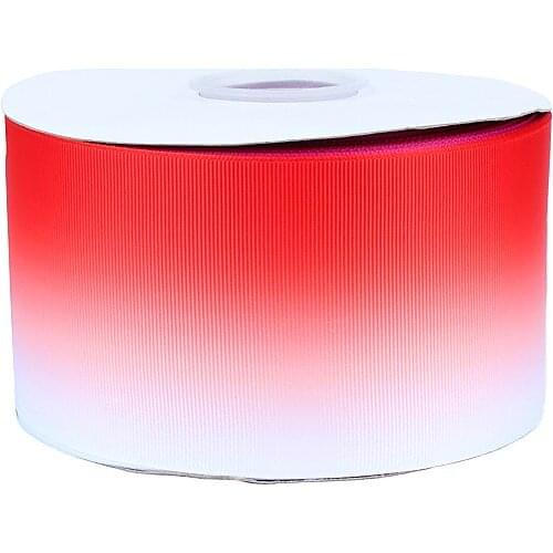 FLRA Ribbon (50yards/lot)FLORA Ribbons new arrival red ombre grosgrain ribbon