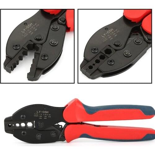 LY-05H Coaxial Crimping Pliers Applications to Multiple-type Connector Installations for Electricians and Construction