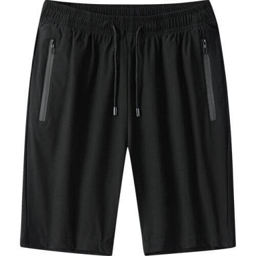 Mens Summer Short Homme knee Length Casual Sports Beach Anti thief Zipper Pockets Air Conditioning Shorts for Male Cothing K103