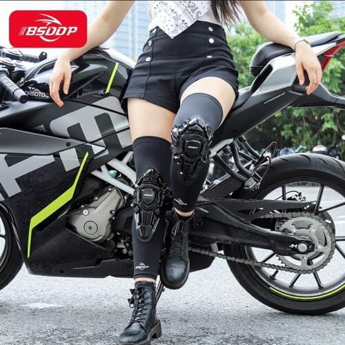 Motorcycle Adult Knee pads Bike Cycling Protection Knee Basketball Sports Knee pad Ice silk Knee Leg Covers Anti-collision