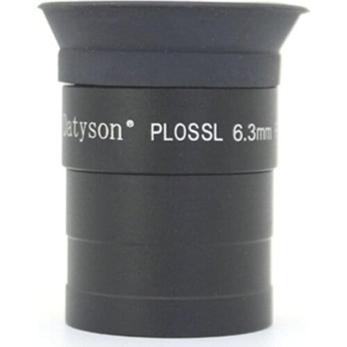 Datyson Black Dog Series 1.25 Inches PL PLOSSL 6.3MM Optical Glass Full Metal Astronomical Telescope Eyepiece