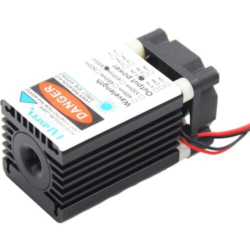 Oxlasers 100mW 505nm green laser module TTL 12V with DC adapter and Cooling Fan stage lighting and lab lasers free shipping