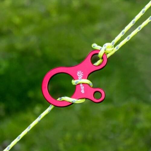 Tight Tent outdoor Multi tool cord camp kit wind bushcraft hike Quick Fast knot rope buckle pocket Survive fastener travel