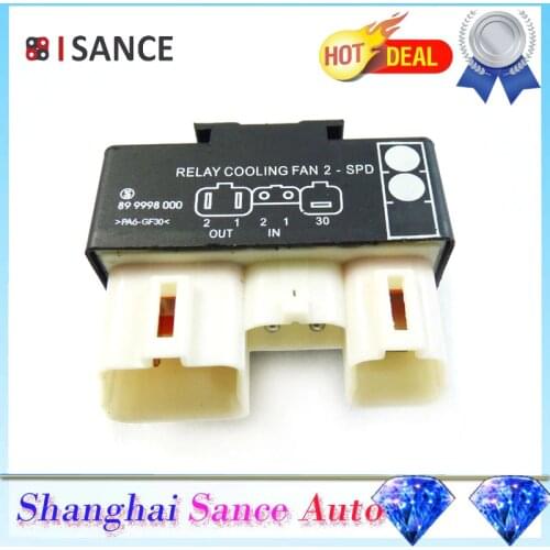 ISANCE Cooling Fan Control Switch Relay 9442933 9442934 For Volvo 740 850 940 960 C70 S70 S90 V70 1992 1993 1994 1995 1996-2003