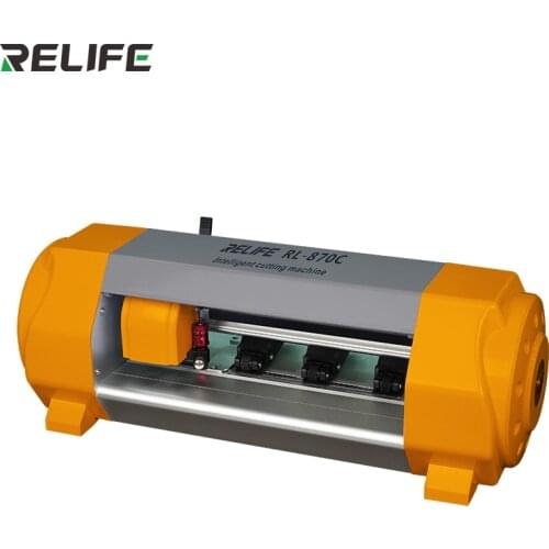 RL-870C RELIFE Auto Film Cutting Machine with Flexible Hydrogel Film for Iphone Ipad Front Glass Back Cover Protect Film Cutting