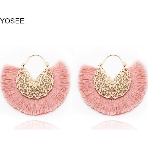 Tassel Earrings Crystal Drop Earrings Fashion Long Fringed Tassel Earrings for Women Wedding Statement Jewelry Christmas Gift