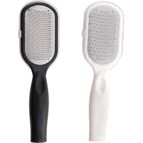 Foot Callus Remover Pedicure Scrubber Stainless Steel Foot Grater Heel File Hard Skin Rasp Grinding Foot File Remove Dead Skin