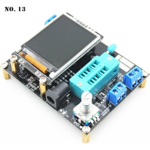 Version GM328A Transistor Tester LCR Diode Capacitance ESR Voltage Frequency Meter PWM Square Wave Signal Generator Soldering