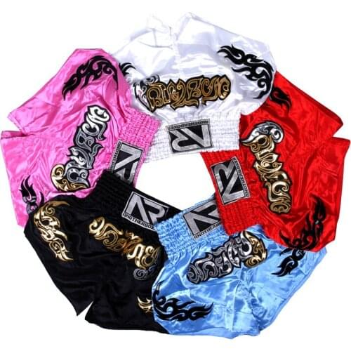 Adult Children Boxer Loose Pants Muay Thai Shorts Ventilate MMA Training Trousers Fight Training Boxing Equipment Wholesale