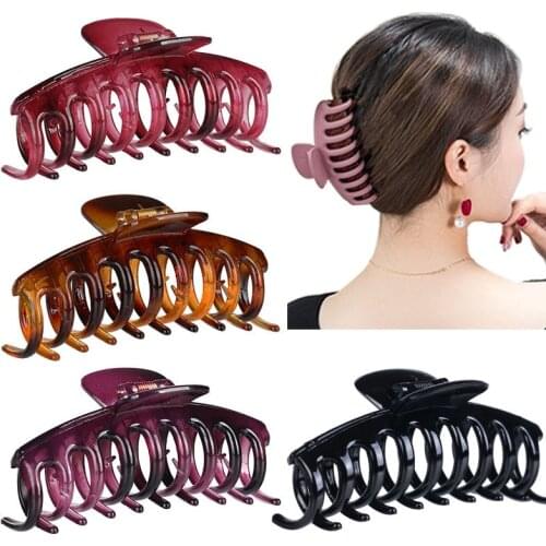 Women Crab Hair Clips 2020 For Girls Accessories Hairpin Hair Accessory Fashion New Hot Sell Scrunchie Hair Claw Clip Large