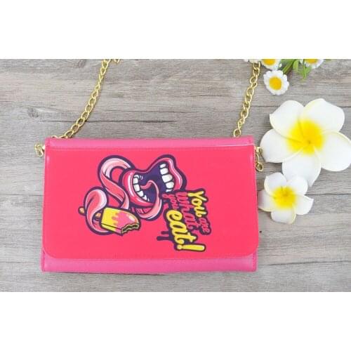 10pcs/lot wholesale Sublimation diy bag 2016 Women Bag Fashion Women Rivet Chain Shoulder Bag High Quality PU Leather bags