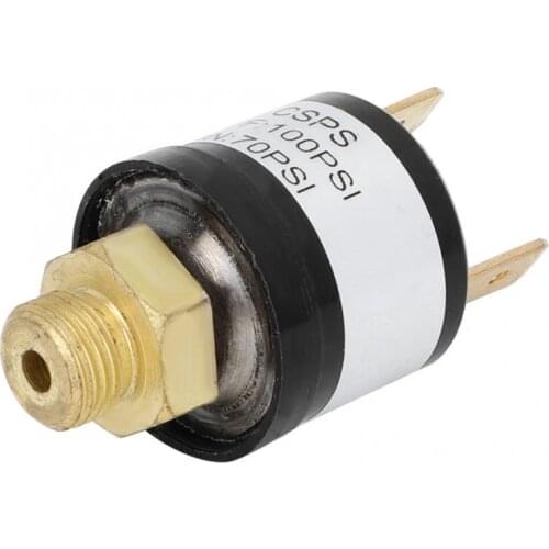 100% Brand New Stainless Steel Car Automatic Air Pressure Control Switch Valve 70-100PSI for Air Compressor Pump