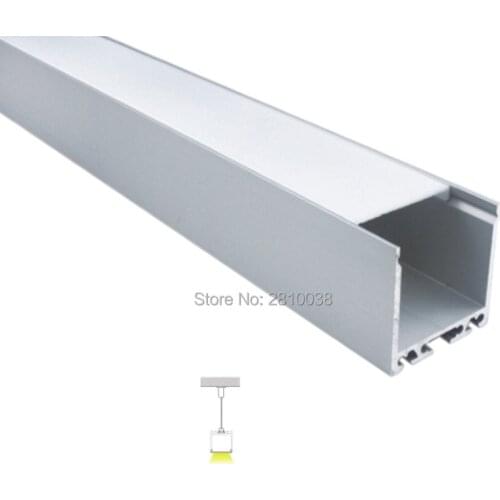 10 X 1M Sets/Lot Extruded U type LED aluminium U profil and Anodized U shaped Aluminum extrusion for ceiling Or pendant light