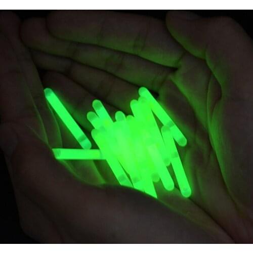 50 pcs Outdoor Night Fishing Gadgets Special Luminous Glow Stick Small Fishing Gear ASD88