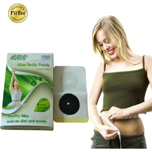30 patches) Magnetic Slimming belly patch diet Navel Sticker Slim Patch Weight Loss quick appetite control