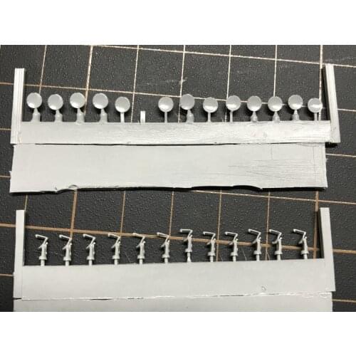 Military model accessory resin upgrade parts 1/700 SPG62 Irradiation radar model 12pcs/set