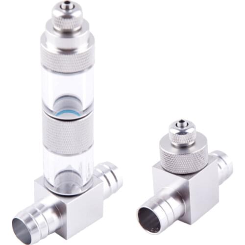 Aquarium External CO2 Diffuser Stainless Steel DIY CO2 System Atomizer Reactor Set Bubble Counter for Fish Tank Plant Grass