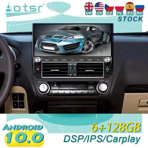 Android 10 For Toyota Land Cruise Prado 2014-2017 Car GPS Navigation Stereo Player Streaming Media Multimedia Player Head Unit