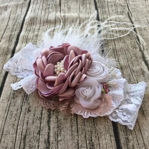 Free Shipping Flower Girl Headband Kids Hair Accessories Photo Prop